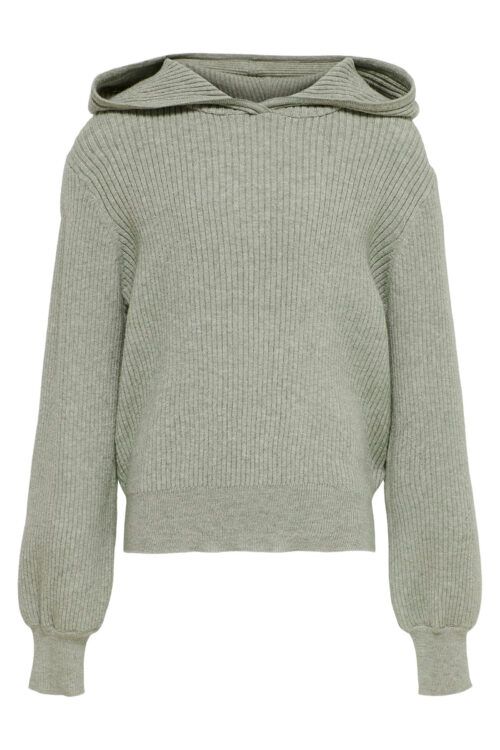 ONLY 15220689 Hoodie Lysegrå