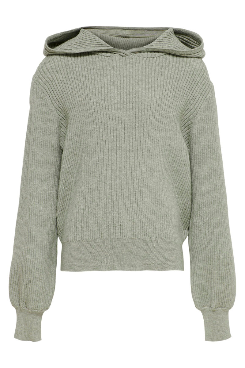 ONLY 15220689 Hoodie Lysegrå
