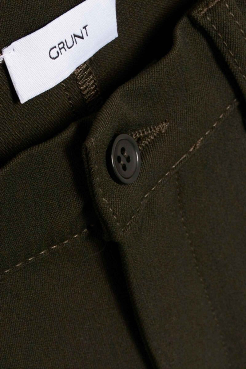 Grunt 1674-411 Bukser Army Grøn - Image 2