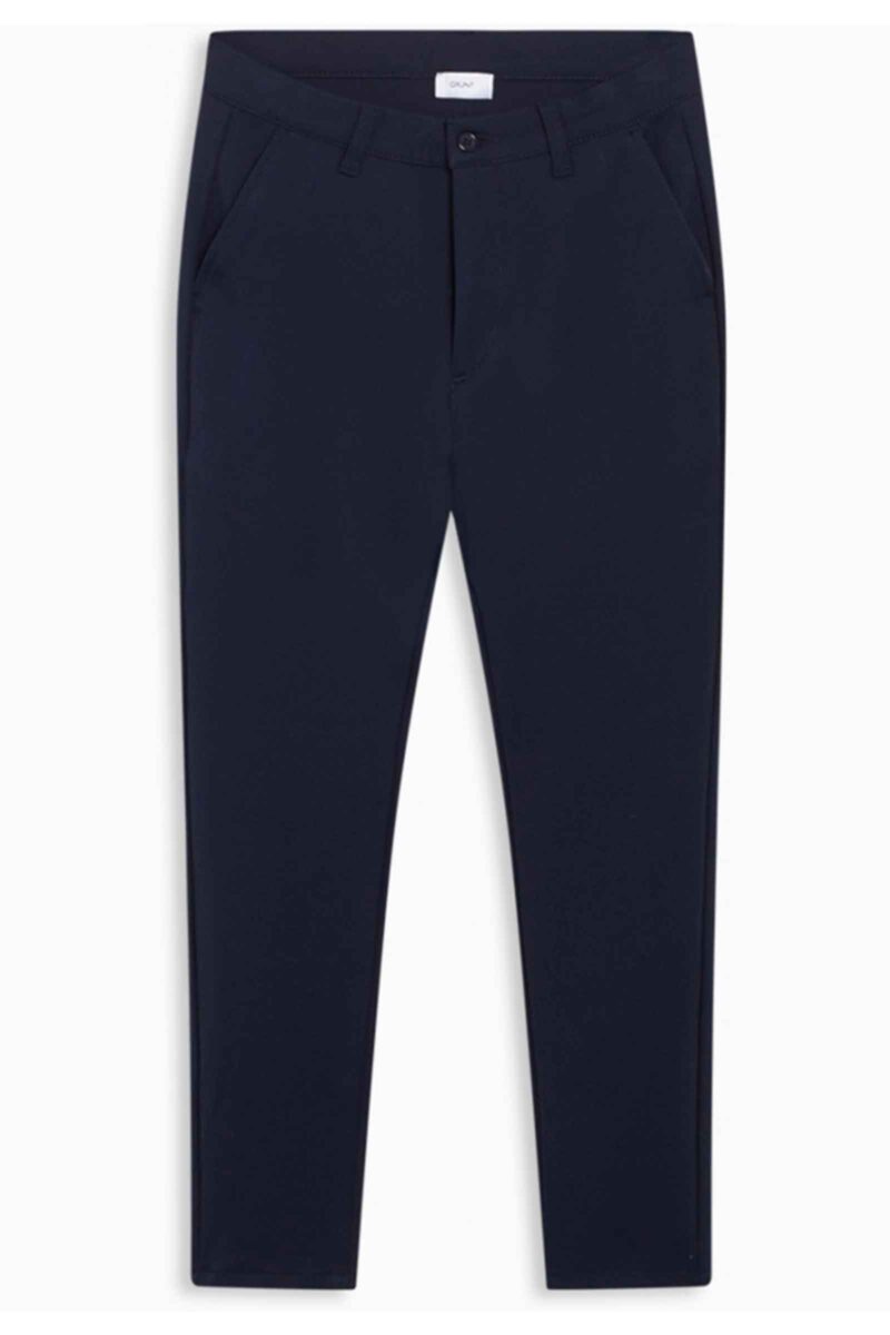 Grunt 1744-405 Dude Ankel Bukser Navy