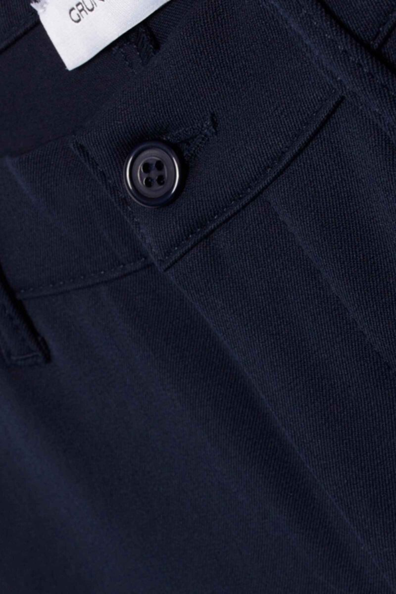 Grunt 1744-405 Dude Ankel Bukser Navy - Image 2