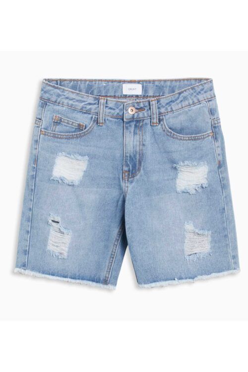 Grunt 1913-00413 Shorts Denim Blå