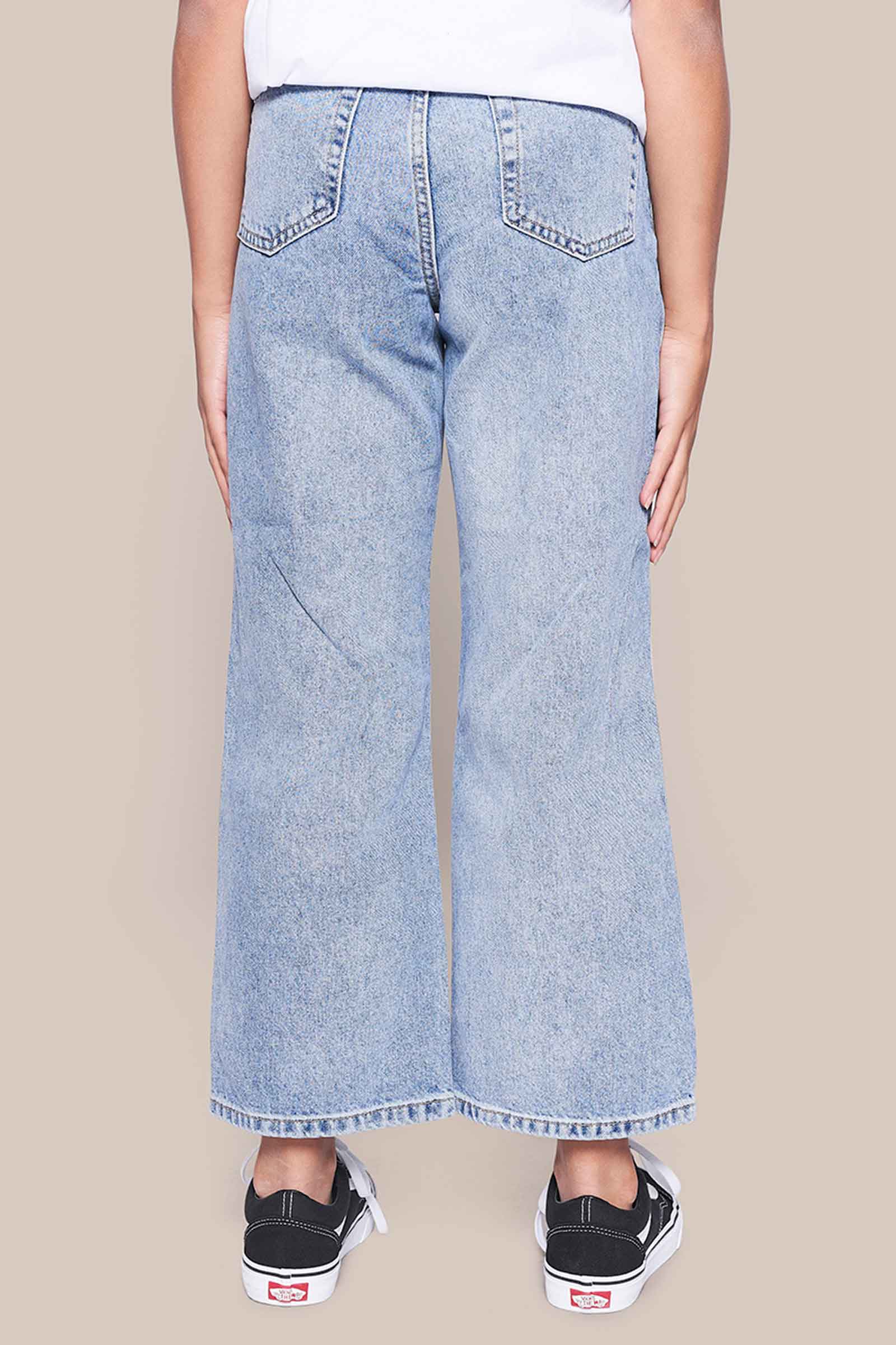 Grunt 2023-163 Wide Jeans I Lys Denim - Billede 2