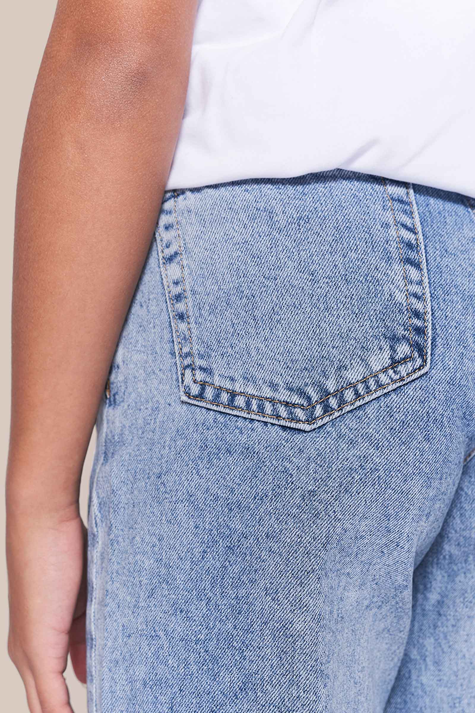 Grunt 2023-163 Wide Jeans I Lys Denim - Billede 3