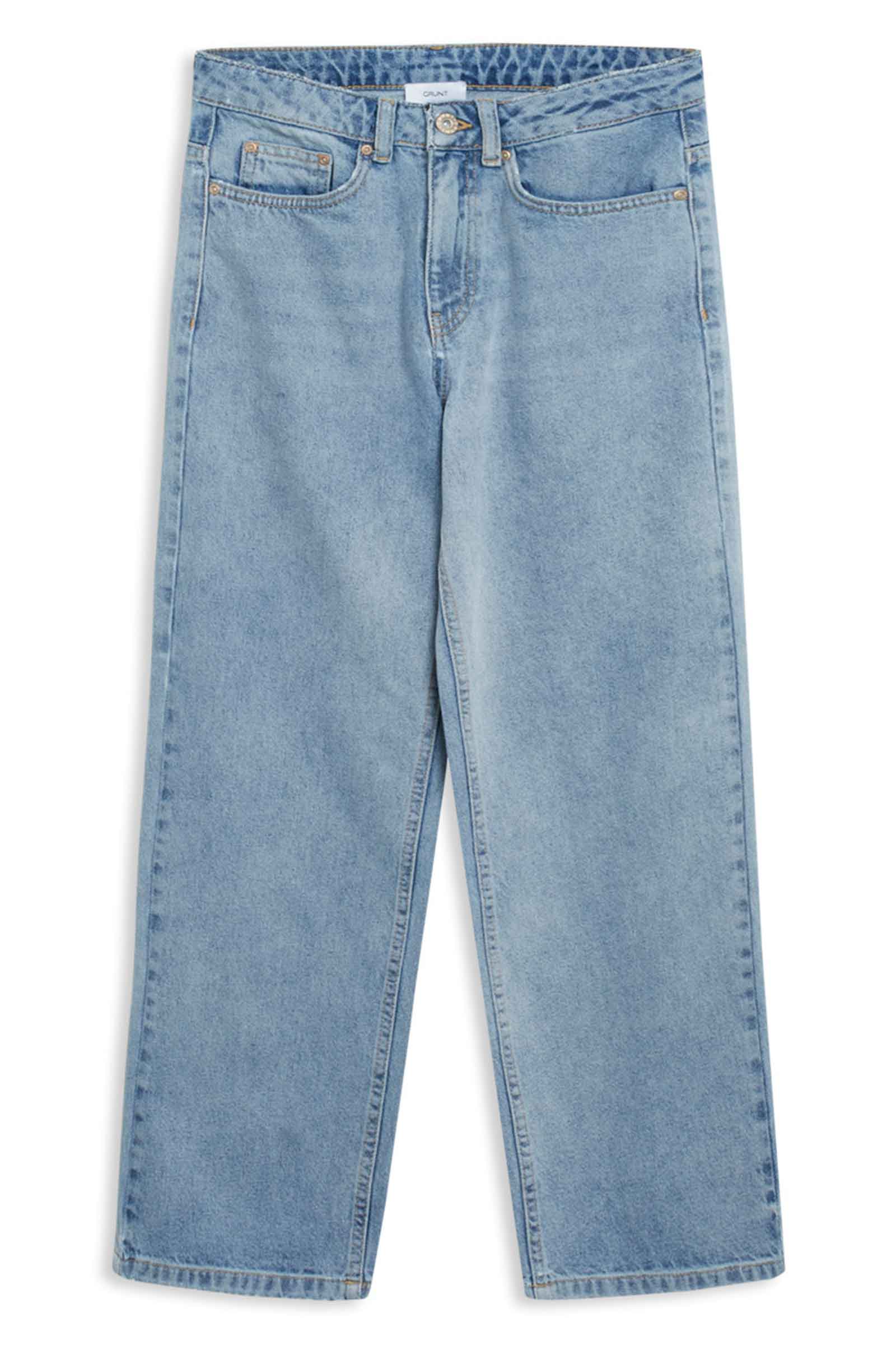 Grunt 2023-163 Wide Jeans I Lys Denim - Billede 4