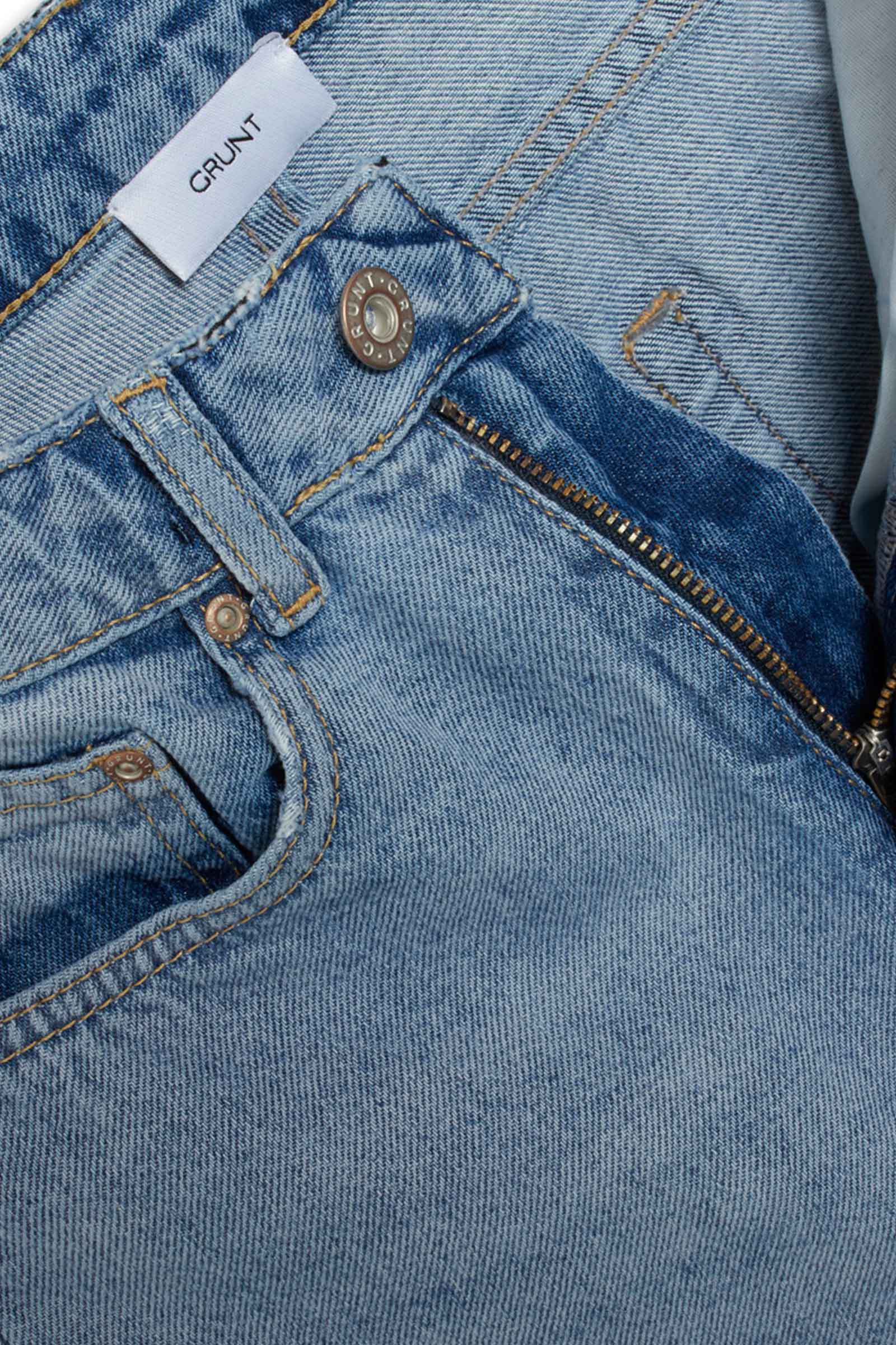 Grunt 2023-163 Wide Jeans I Lys Denim - Billede 6