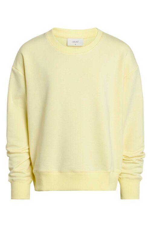 Grunt 2023-167 Sweatshirt Lys Gul