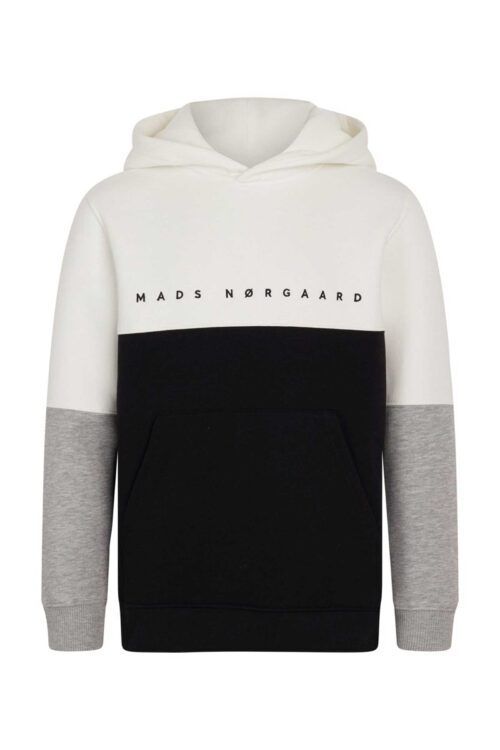 Mads Nørgaard 202405 8639 Hoodie Sort/Hvid