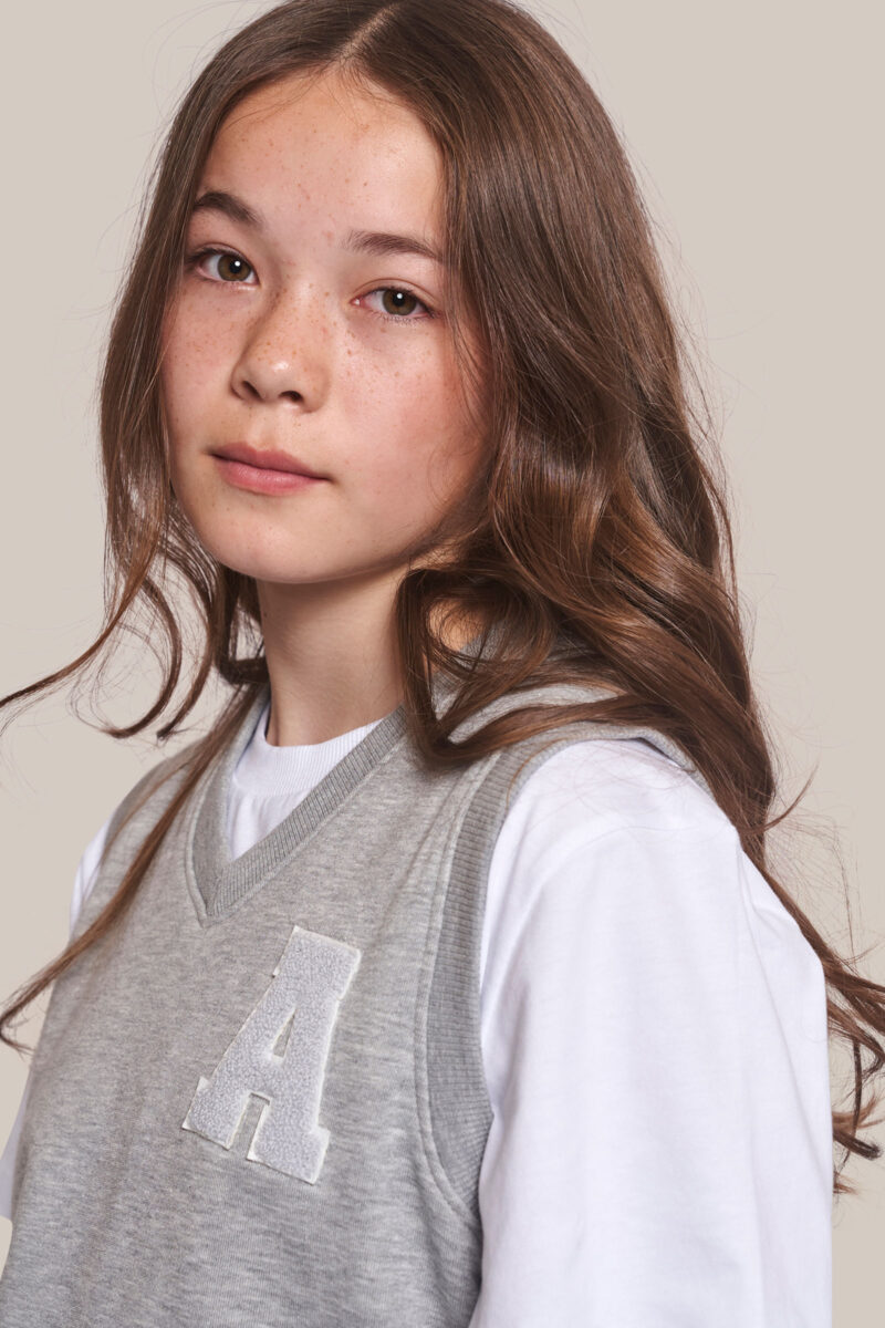 Grunt 2213-602 Sweat Vest Grå - Image 4