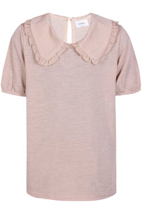 D-XEL 4210767-0224 T-Shirt Lyserød