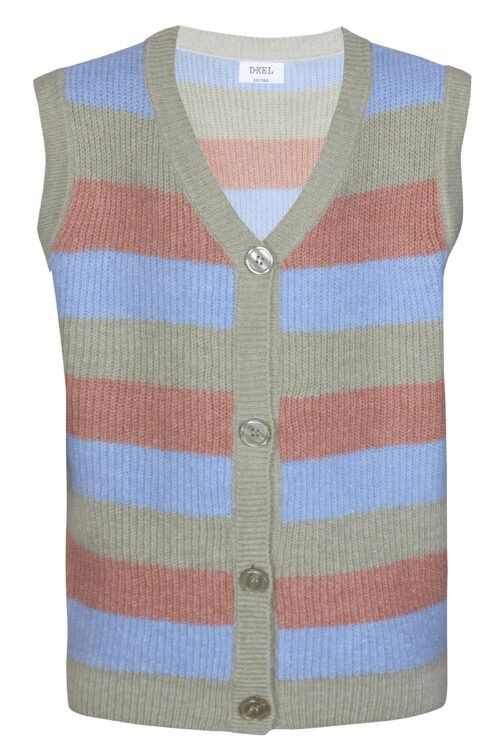 D-XEL 4301549-6501 Strik Vest Grøn