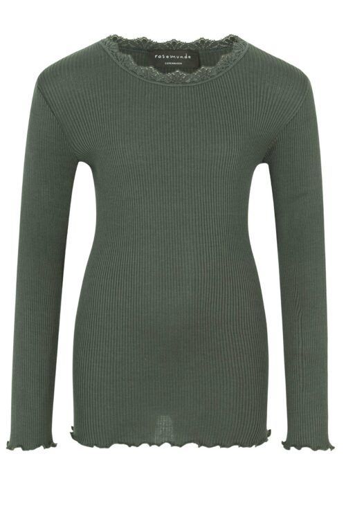 Rosemunde 59160-638 Bluse Mørk Grøn