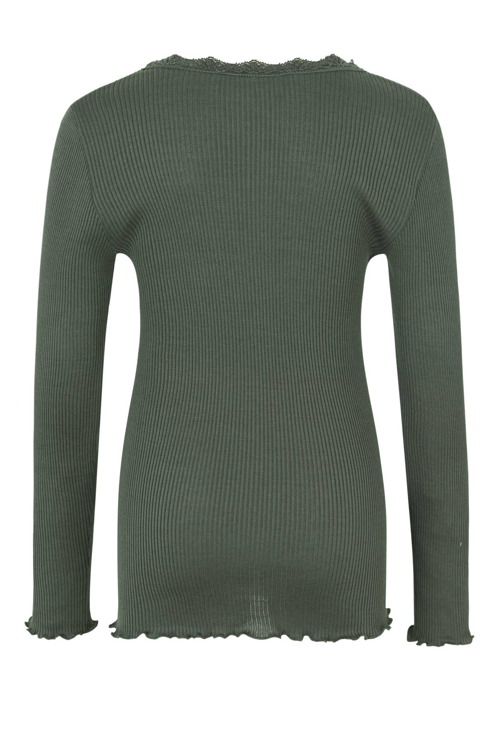 Rosemunde 59160-638 Bluse Mørk Grøn - Billede 2