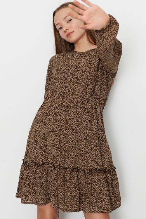 SOFIE SCHNOOR G223211-7065 Kjole Leopard