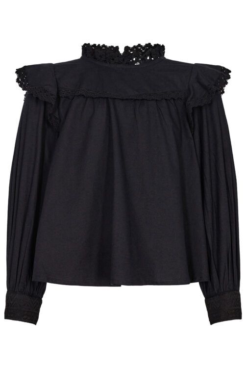 SOFIE SCHNOOR G223216-1000 Bluse Sort