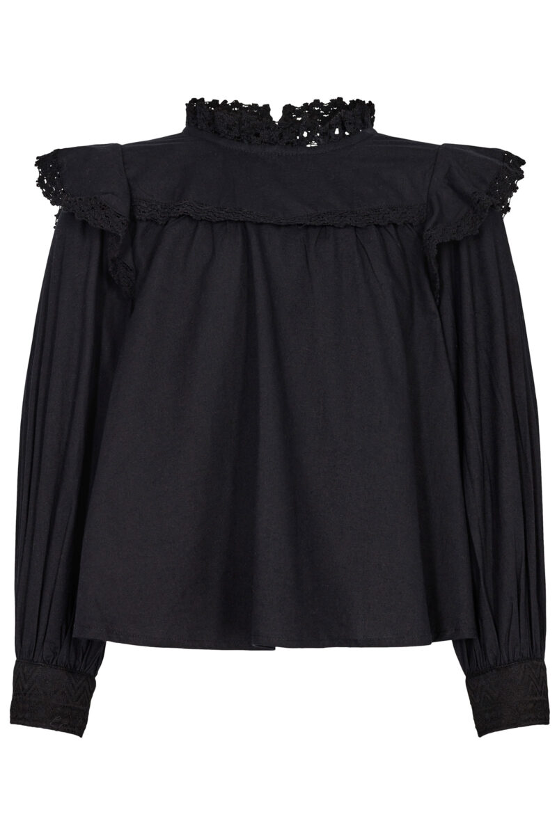 SOFIE SCHNOOR G223216-1000 Bluse Sort