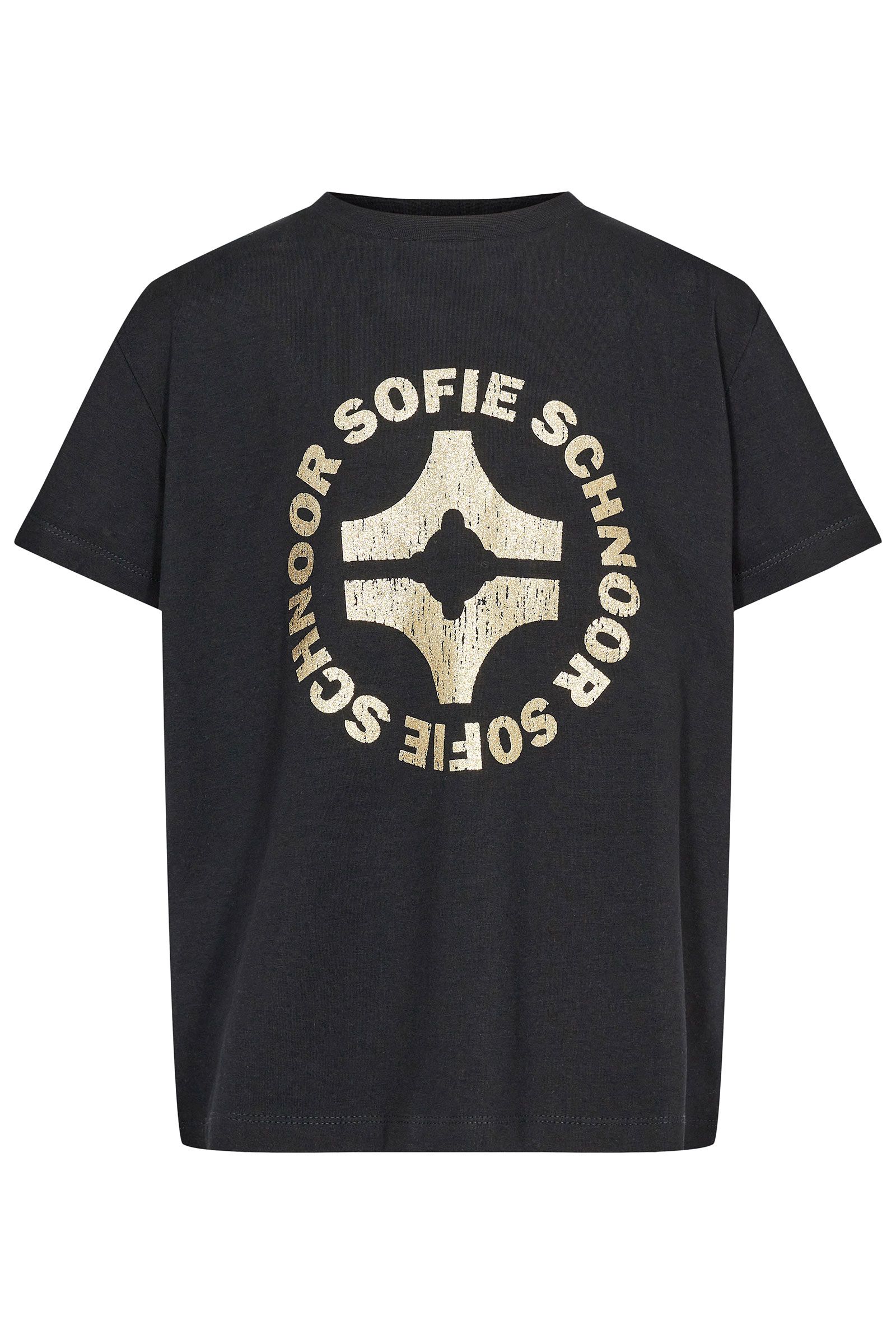 SOFIE SCHNOOR G223229 T-Shirt Sort - Billede 2