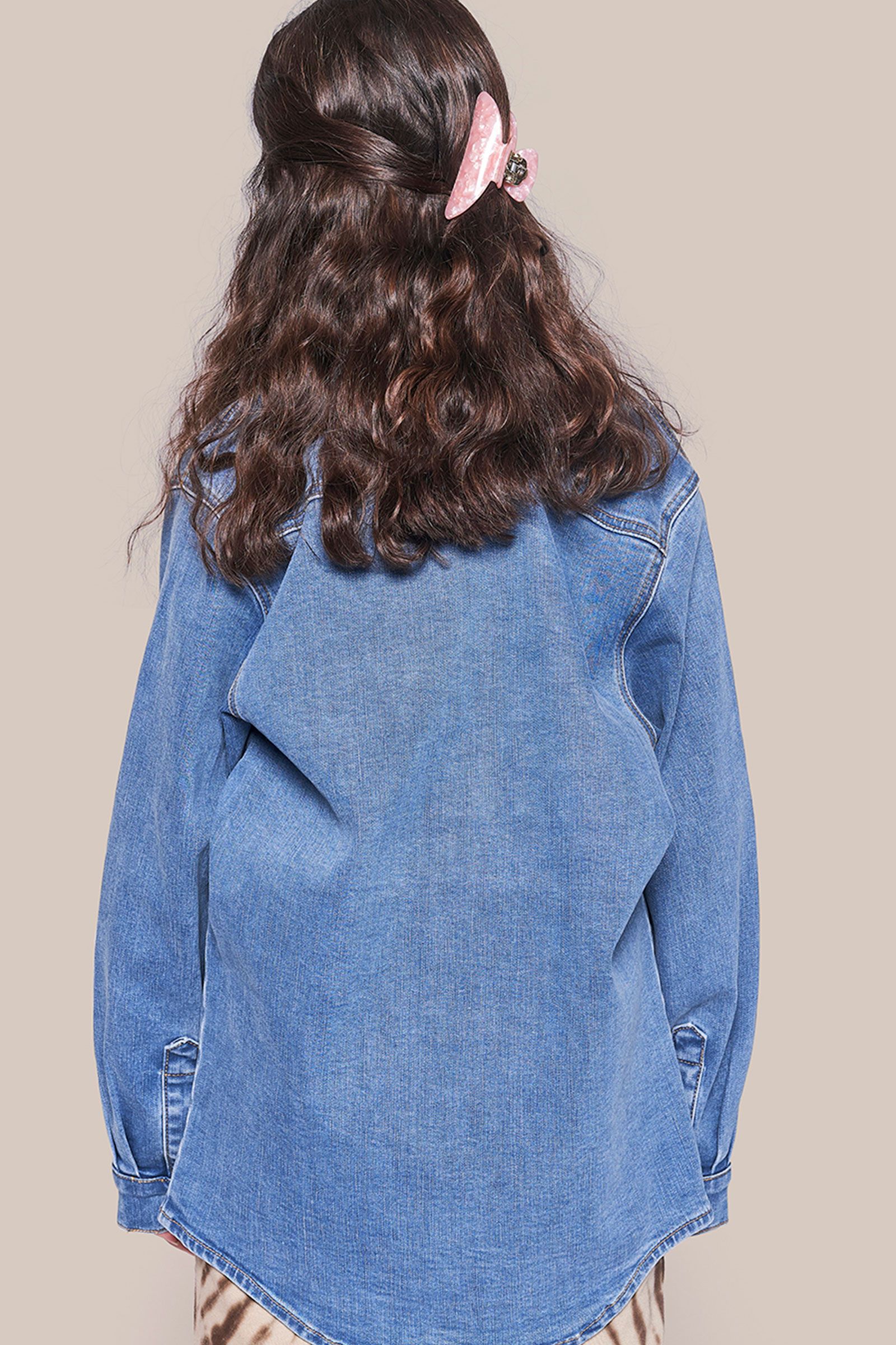 Grunt 2133-904 Denim Jakke Blå - Billede 3