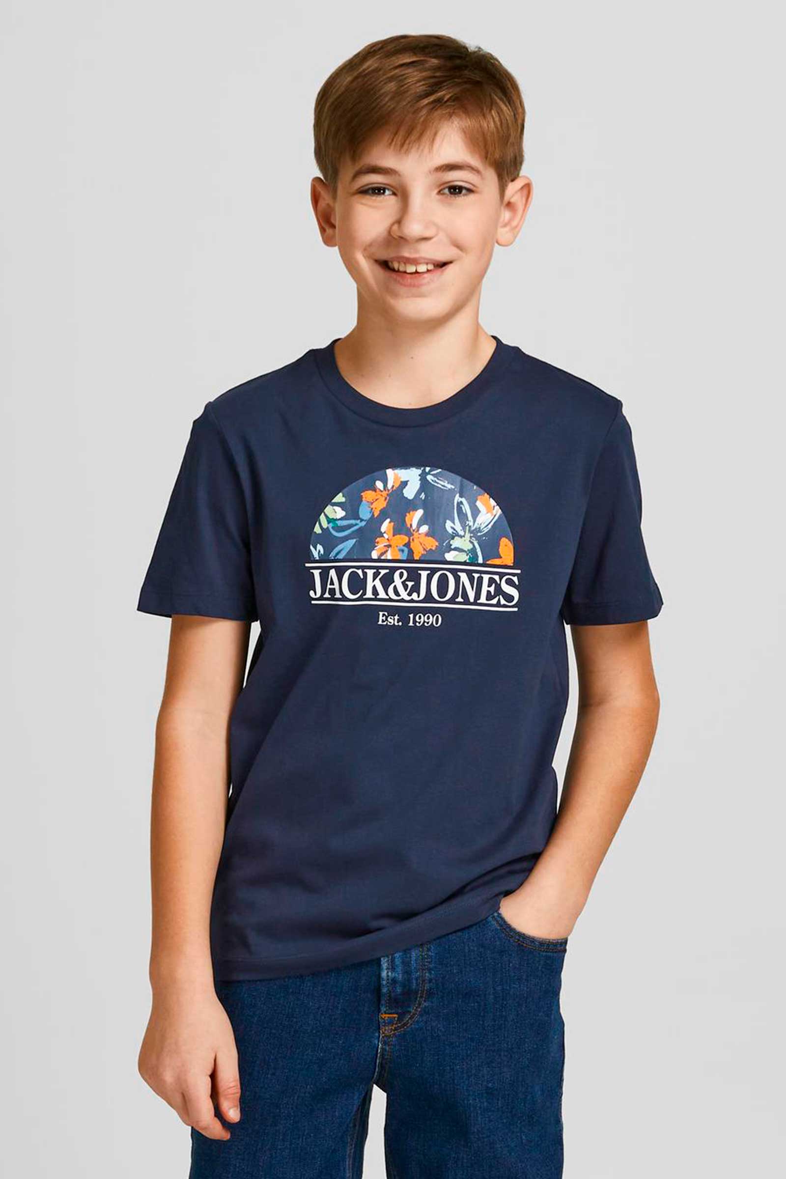 Jack & Jones 12206256 T-Shirt Blå - Billede 3