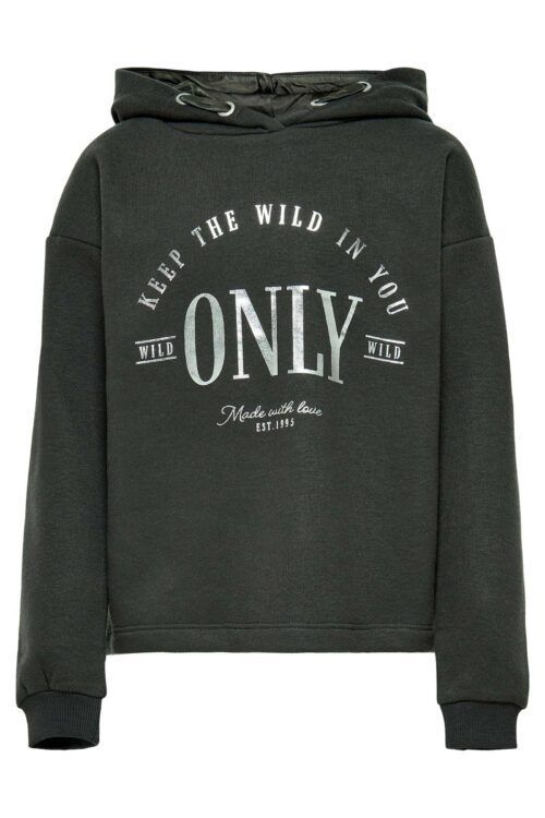 ONLY 15221787 Hoodie Mørkegrå