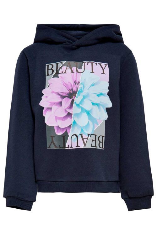 ONLY 152256622 Sweatshirt Sort Blomstertryk