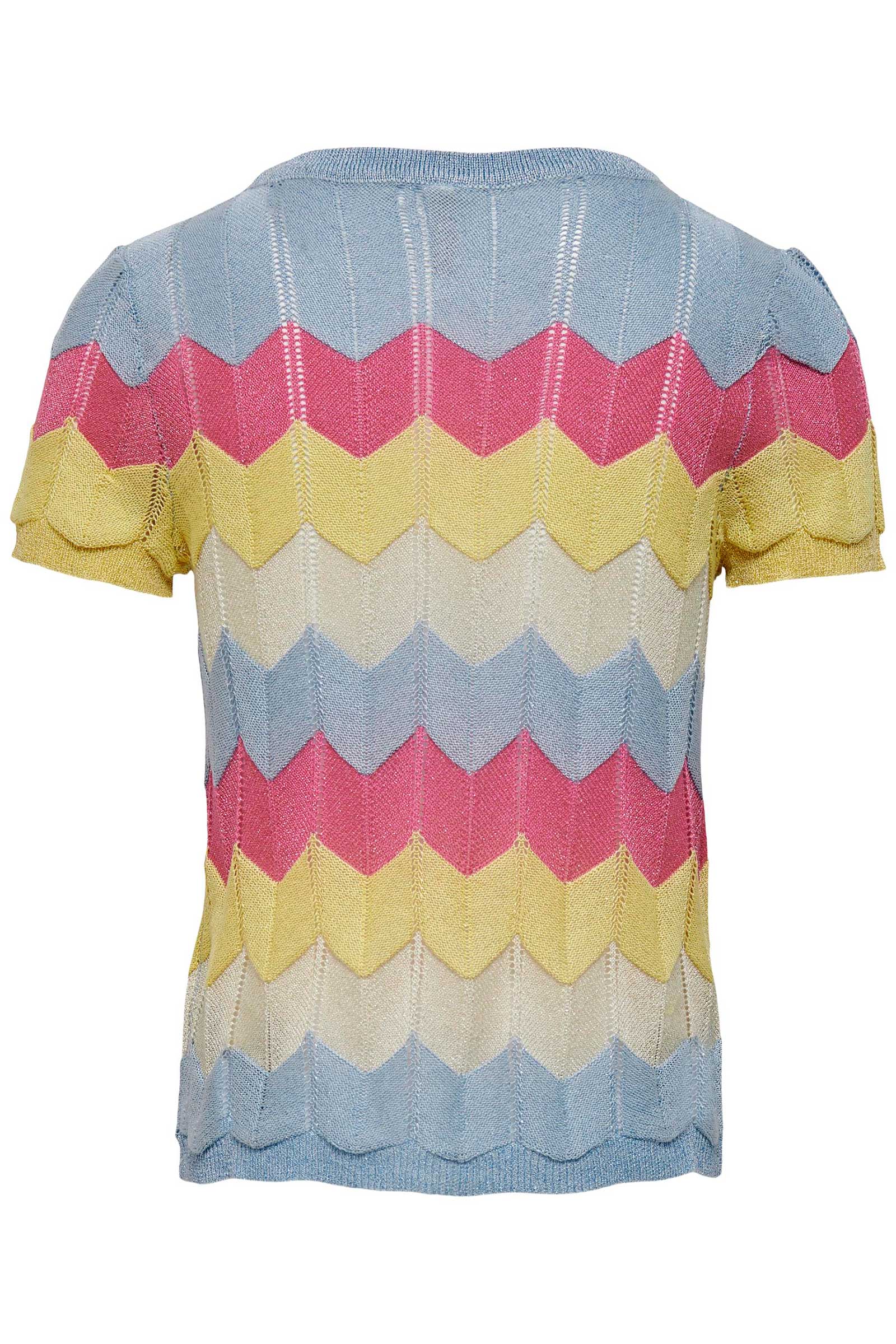 ONLY 15227412 Strik T-Shirt Blå - Billede 2