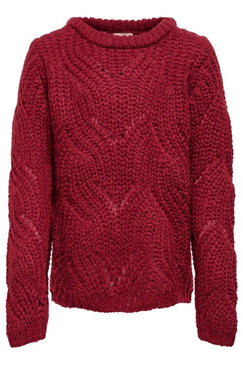 ONLY 15211928 Strik Trøje Rød