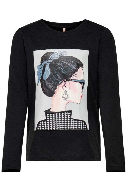 ONLY 15218049 Bluse Sort