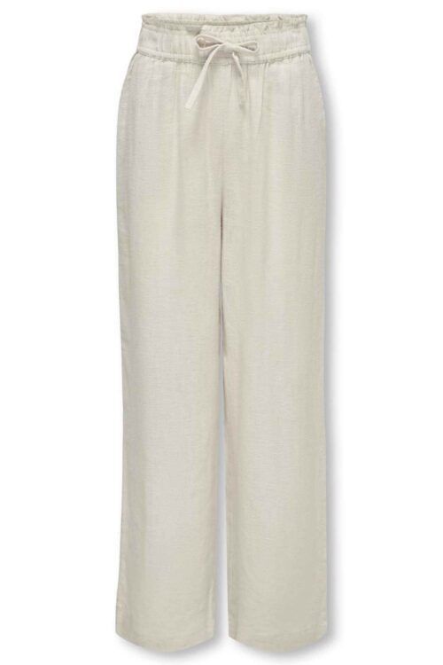 ONLY 15325751 Hør Bukser Sand